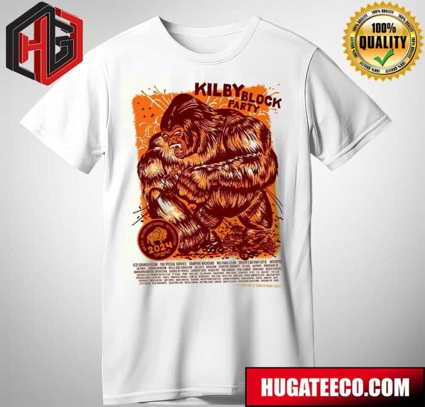 Kilby Block Party 2024 Celebrating 25 Years Of Kilby Court T-Shirt