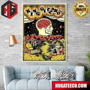 King Gizzard And The Lizard Wizard May 18 2024 Forum Karlin Prague Cz Home Decor Poster Canvas