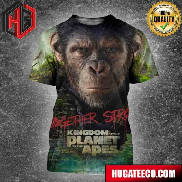 Kingdom Of The Planet Of The Apes Together Strong 20th Century Studios All Over Print Shirt