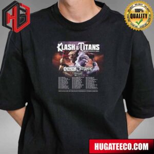 Klash Of The Titans North America 2024 Kreator Testament With Special Guest Possessed Schedule List T-Shirt