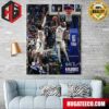Myles Turner’s Dunk On Embiid Helps Indiana Pacers Went To The Eastern Conference Semifinals NBA Playoffs 2024 Home Decor Poster Canvas