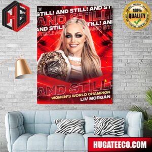 LIV Morgan Is The Women’s World Champion WWE Home Decor Poster Canvas