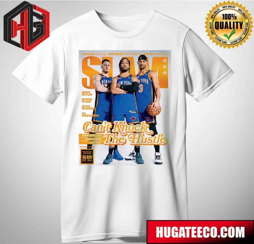 Limited Orange Metal Cover New York Knicks Cant Knock The Hustle Slam EST 1994 T-Shirt Hoodie