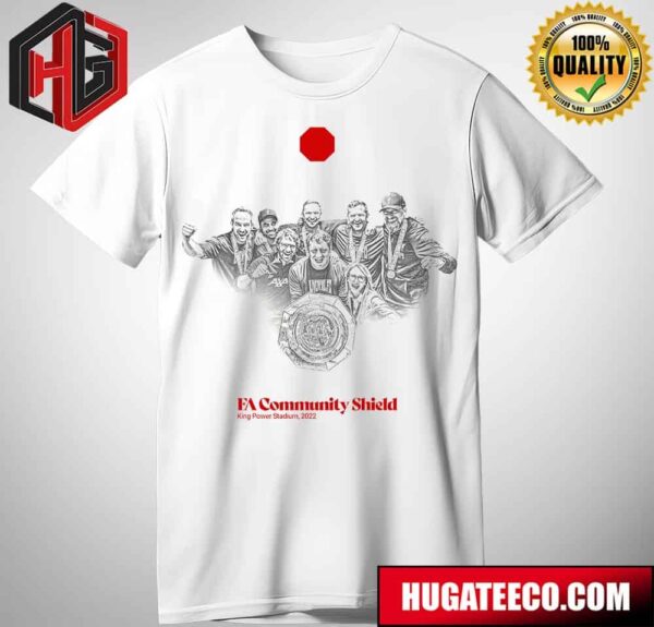 Liverpool FC And Jurgen Klopp Fa Community Shield King Power Stadium 2022 T-Shirt