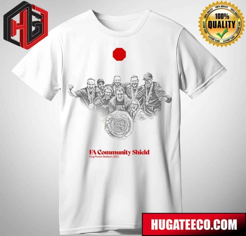 Liverpool FC And Jurgen Klopp Fa Community Shield King Power Stadium 2022 T-Shirt