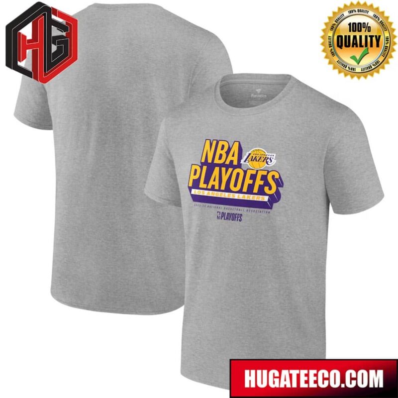 Los Angeles Lakers NBA Play Off Participant Defensive Stance T-Shirt