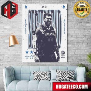 Luka Doncic Dallas Mavericks 2-0 Minnesota Timberwolves Home Decor Poster Canvas