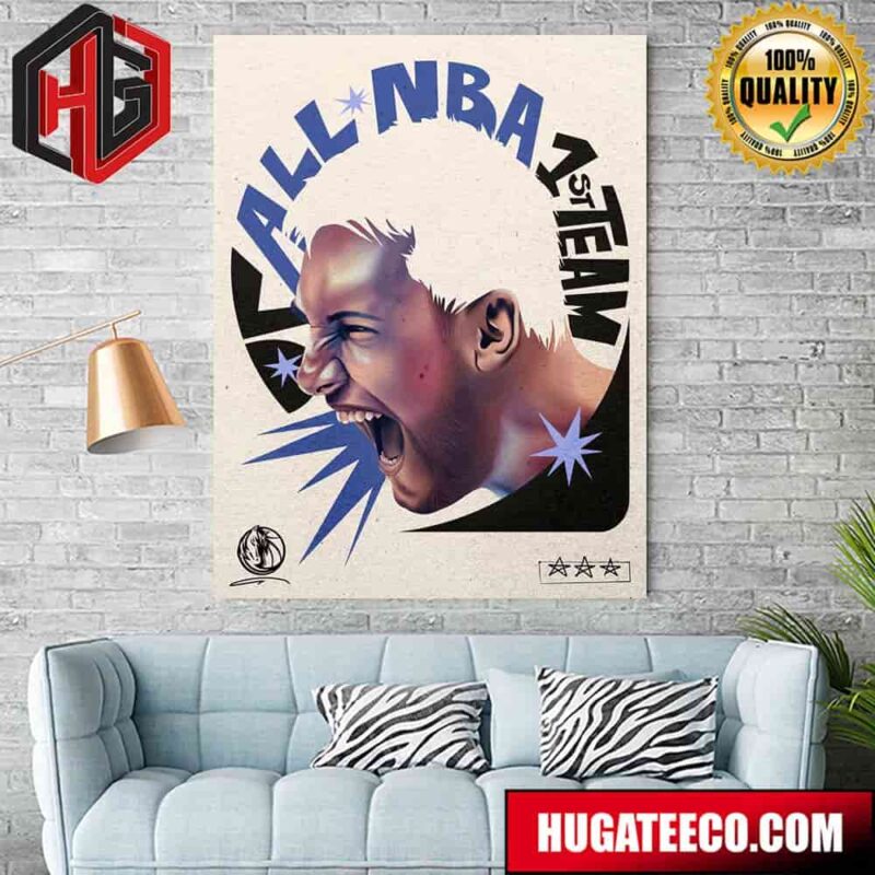 Luka Doncic Dallas Mavericks Of NBA Pravi MVP All Star NBA 1st Team Home Decor Poster Canvas