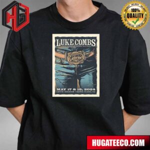 Luke Combs Concert Poster For His Performances On May 17-18 In Santa Clara California At Levi’s Stadium Unisex T-Shirt