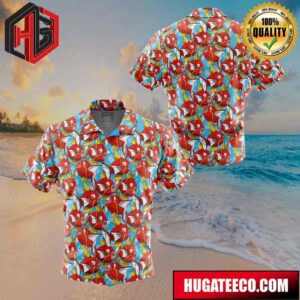 Magikarp Pokemon Button Up Animeape Hawaiian Shirt