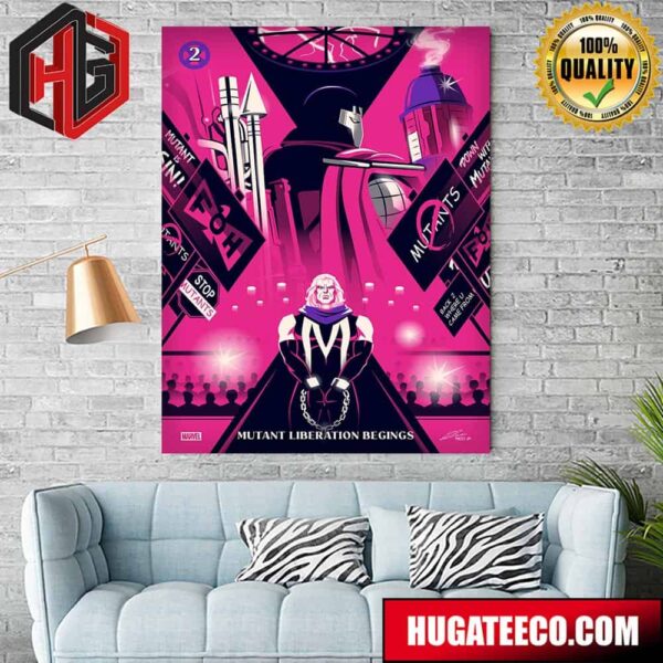 Magneto Mutant Liberation Begins X-Men 97 Marvel Home Decor Poster Canvas