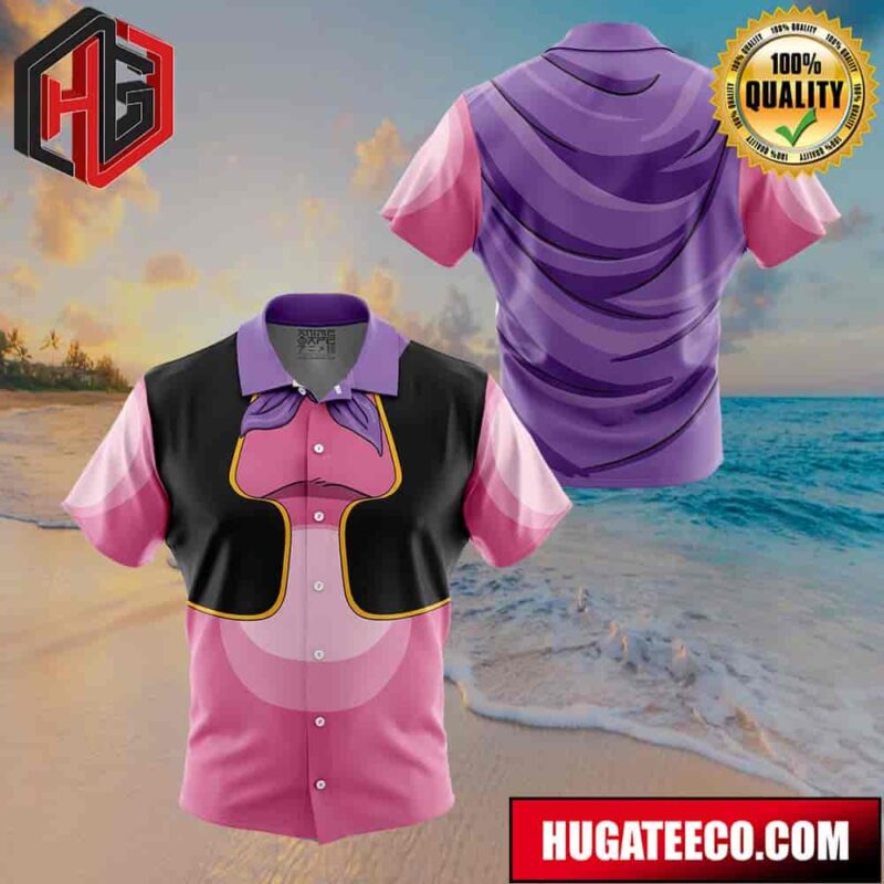 Majin Buu Dragon Ball Button Up Animeape Hawaiian Shirt