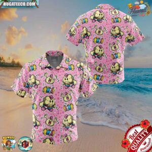 Mallow Super Mario Bros Button Up Hawaiian Shirt