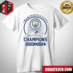 Manchester City Premier League Champions 2023-2024 Unisex T-Shirt