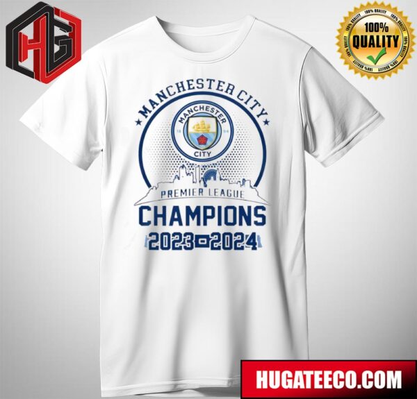 Manchester City Premier League Champions 2023-2024 Unisex T-Shirt