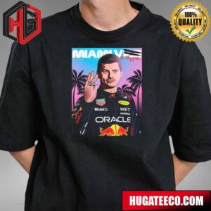 Max Verstappen Will Go Three In Miami Grands Prix 2024 F1 Champions T-Shirt