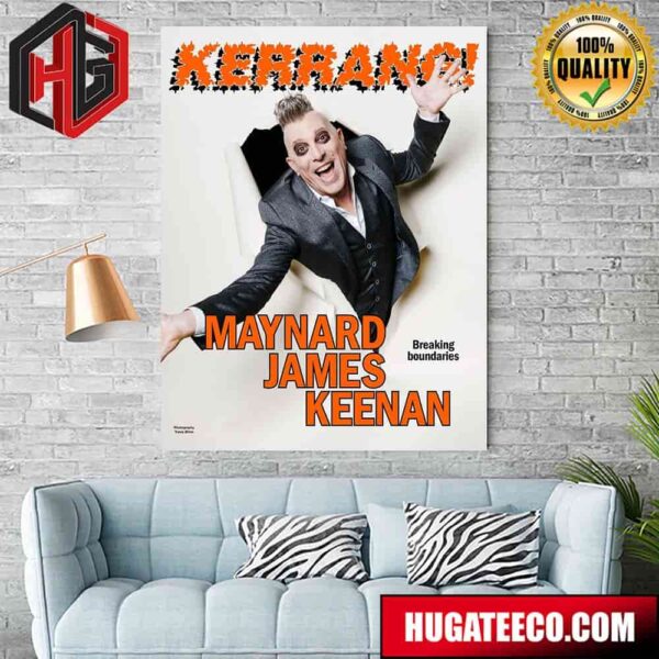 Maynard James Keenan Kerrang Cover Story Poster Canvas