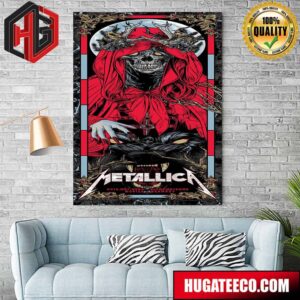 Metallica M72 World Tour With Our First No Repeat Weekend Gig Of May 24th 2024 Olympiastaoion Munich Germany Home Decor Poster Canvas