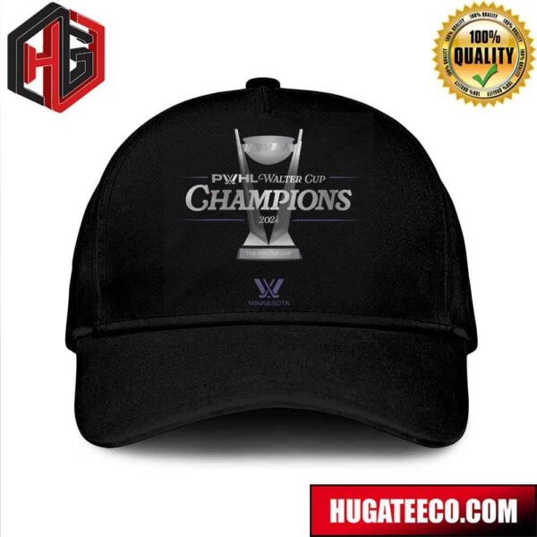 PWHL Minnesota PWHL Walter Cup Champions 2024 Hat-Cap