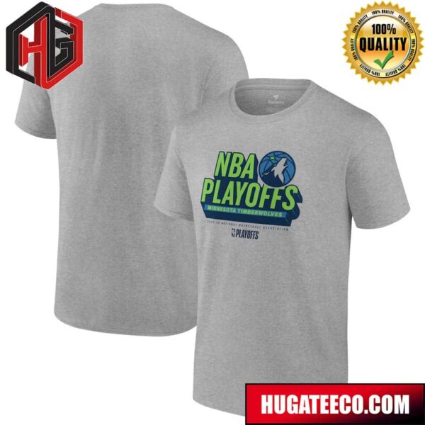 Minnesota Timberwolves NBA Play Off Participant Defensive Stance T-Shirt