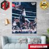 Minnesota Timberwolves vs Dallas Mavericks Anthony Edwards Iconic Best Moment Slam Dunk NBA Home Decor Poster Canvas