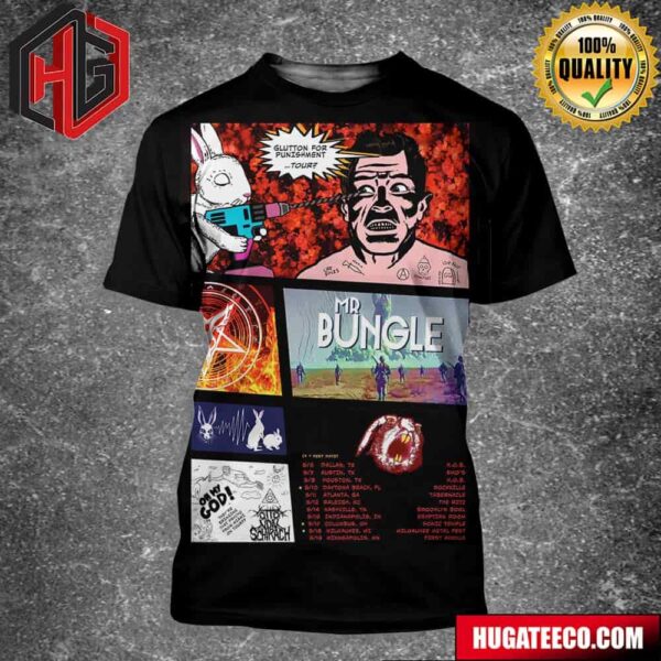 Mr Bungle Show At Us On May 2024 Schedule List All Over Print Shirt