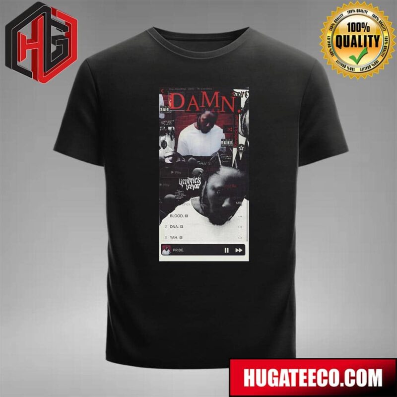 Music Album Damn By Kendrick Lamar T-Shirt