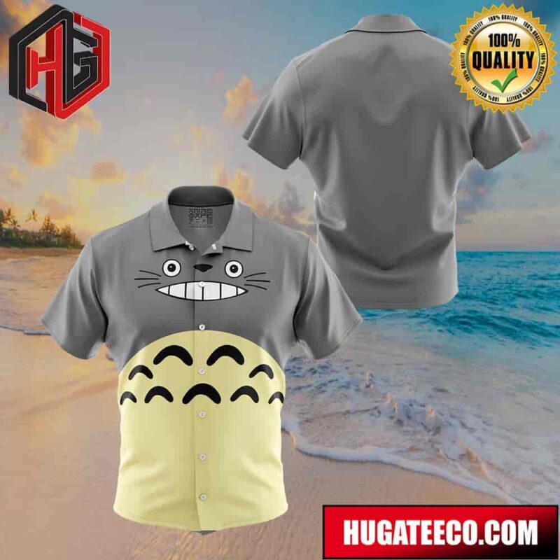 My Neighbor Totoro Studio Ghibli Button Up Animeape Hawaiian Shirt