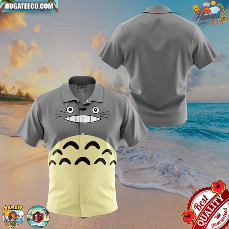 My Neighbor Totoro Studio Ghibli Button Up Hawaiian Shirt