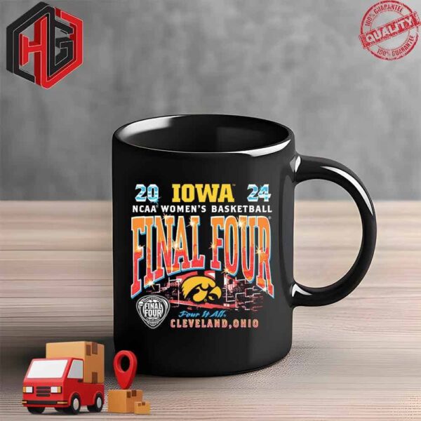 NCAA March Madness Iowa Hawkeyes WBB 2024 Final Four Streetwear Ceramic Mug