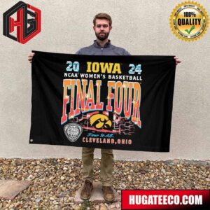 NCAA March Madness Iowa Hawkeyes WBB 2024 Final Four Streetwear Garden House Flag
