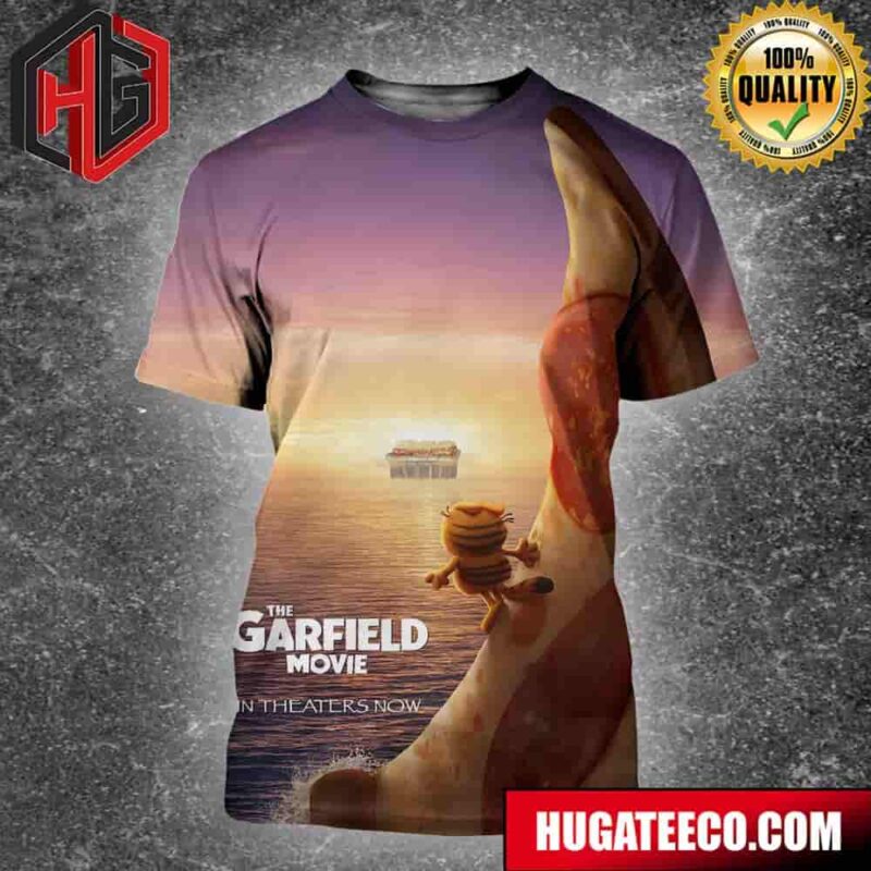 New Moana 2 Themed Poster For The Garfield Movie 3D T-Shirt