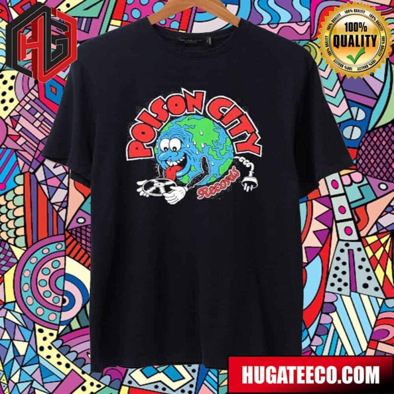 New Poison City Record Merchandise T-Shirt