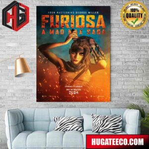 New Poster For Furiosa A Mad Max Saga From Mastermind George Miller Experience It In Imax Only In Theaters 2024 Home Decor Poster Canvas