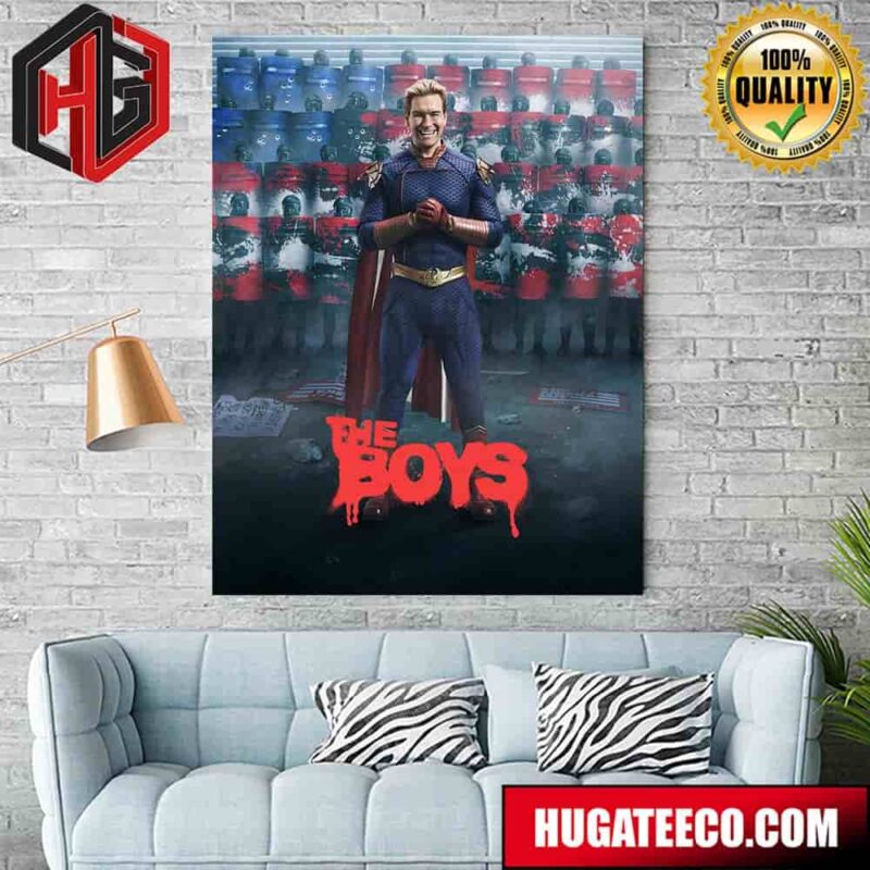New Poster For The Boys Season 4 June 13 On Prime Video Poster Canvas