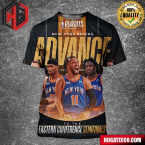 New York Knicks Advanced To The Eastern Conference Semifinals NBA Playoffs All Over Print Shirt