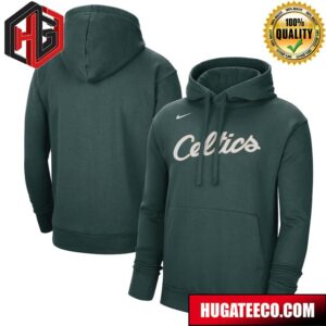 Nike Green Boston Celtics NBA 2022 23 City Edition Essential Pullover Hoodie