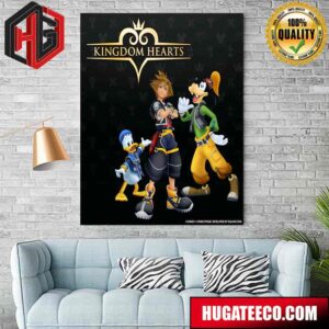 Official Poster For Kingdom Hearts Coming To Stream On June 13 2024 Poster Canvas