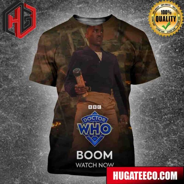 Official Poster For Doctor Who On Bbc Iplayer In The Uk And Disney All Over Print Shirt