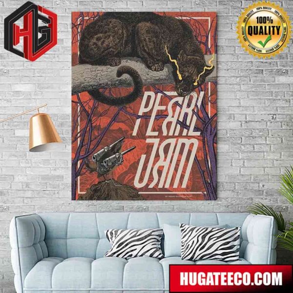 Official Poster For Pearl Jam Dark Matter Band Poster Canvas