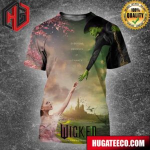 Official Poster For Wicked Everyone Deserves A Chance To Fly 3D T-Shirt