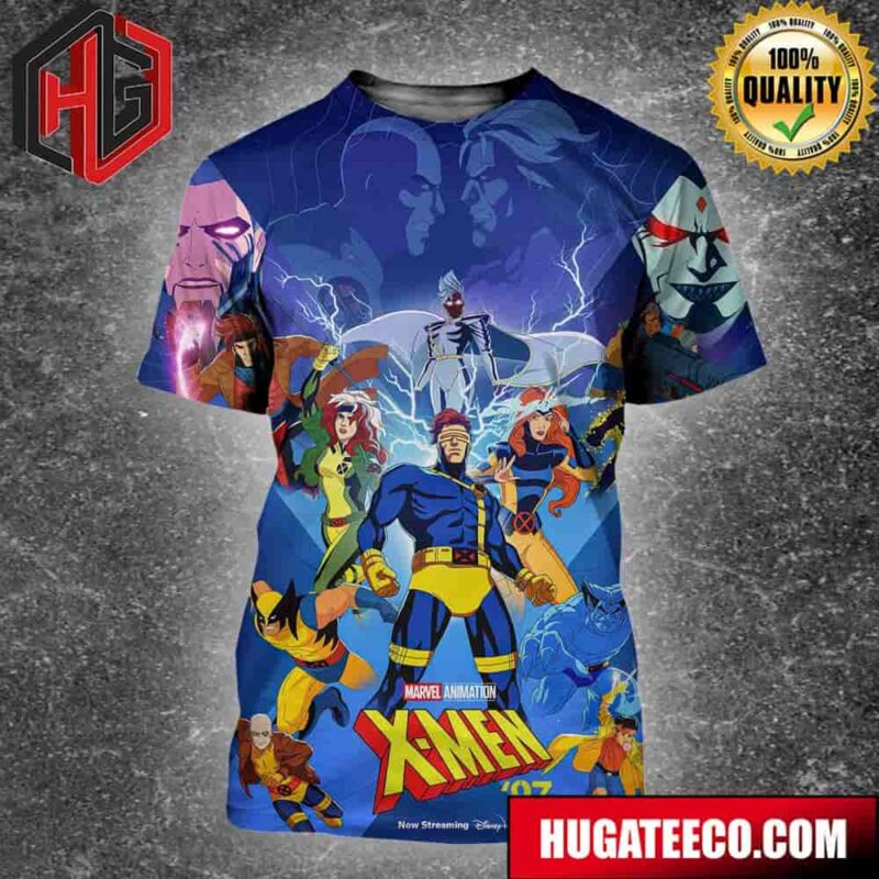 Official Poster For X-Men Marvel Studios 97 Season 2 All Over Print Shirt