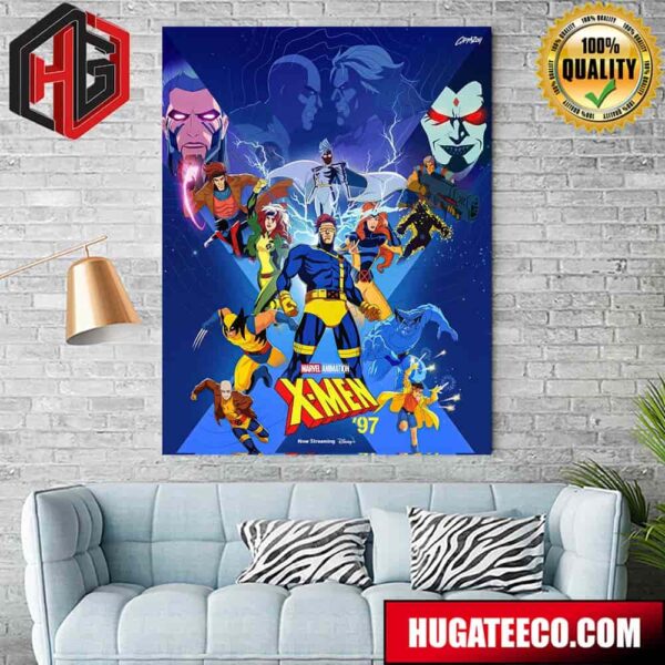 Official Poster For X-Men Marvel Studios 97 Season 2 Home Decor Poster Canvas