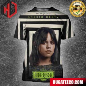 Official Posters For Jenna Ortega As Astrid Deetz In Beetlejuice 2 In Theaters On September 6 All Over Print Shirt