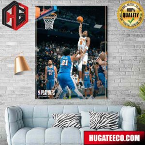 Og Anunoby Poster Dramatical Dunk On Embiid New York Knicks Knock Out 76ers To Round 2 NBA Playoffs 2024 Home Decor Poster Canvas Home Decor Poster Canvas