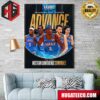 Nikola Jokic Joker And The Denver Nuggets Eliminate The Los Angeles Lakers And Advance Poster Canvas