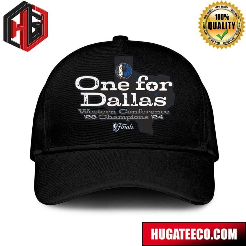 One For Dallas Mavericks NBA Fanatics 2024 Western Conference Champions Hat-Cap