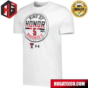 Patrick Mahomes Texas Tech Red Raiders Hall Of Fame X Under Armour Ring of Honor T-Shirt
