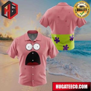 Patrick Star Spongebob Squarepants Nickelodeon Button Up Animeape Hawaiian Shirt
