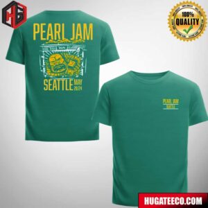 Pearl Jam Seattle Boombox Dark Matter In Seattle WA On May 28 2024 At Climate Pledge Arena Two Sides T-Shirt